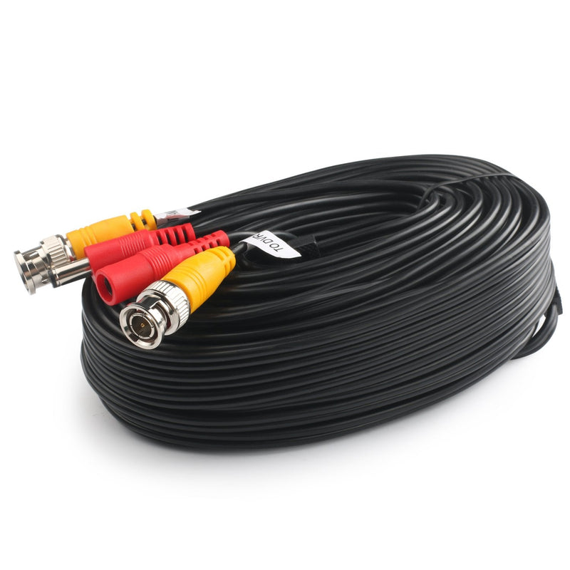 Postta BNC Video Power Cable (2 Pack 30 Feet) Pre-Made All-in-One Video Security Camera Cable Wire with Four Connectors for CCTV DVR Surveillance System 30 FT 2 Pack