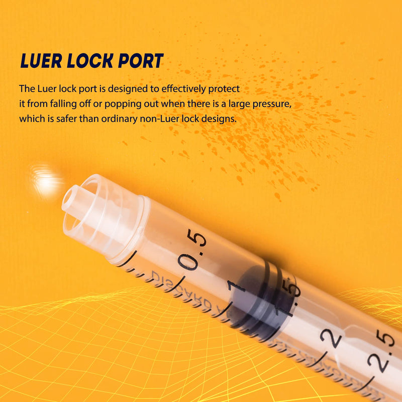 SHAOTONG 20 Pack 3ml/cc Luer Lock with 23 Ga Dispensing Tools, Individually Wrapped, for Industrial Dispensing, Science Lab, Refilling Cartridges or Glue Applicator