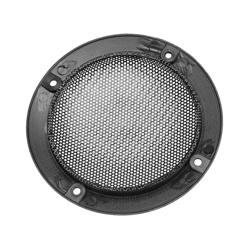 uxcell Speaker Grill Cover 4 Inch Mesh Decorative Circle Subwoofer Guard Protector Black
