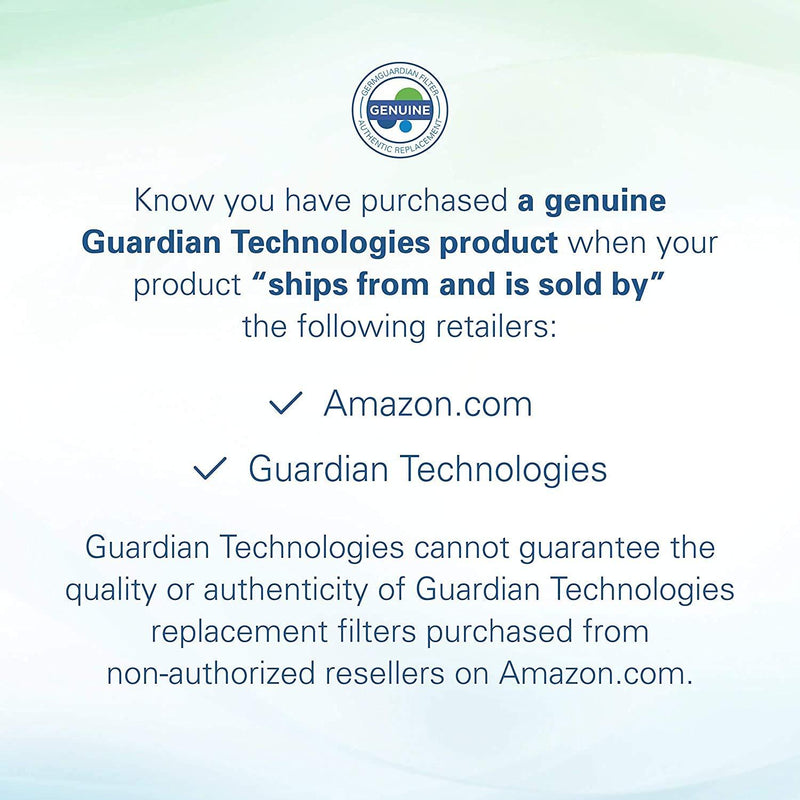 Germ Guardian FLT4825 HEPA GENUINE Air Purifier Replacement Filter B for GermGuardian AC4300BPTCA, AC4900CA, AC4825, AC4825DLX, AC4850PT, CDAP4500BCA, CDAP4500WCA and More, 1-Pack