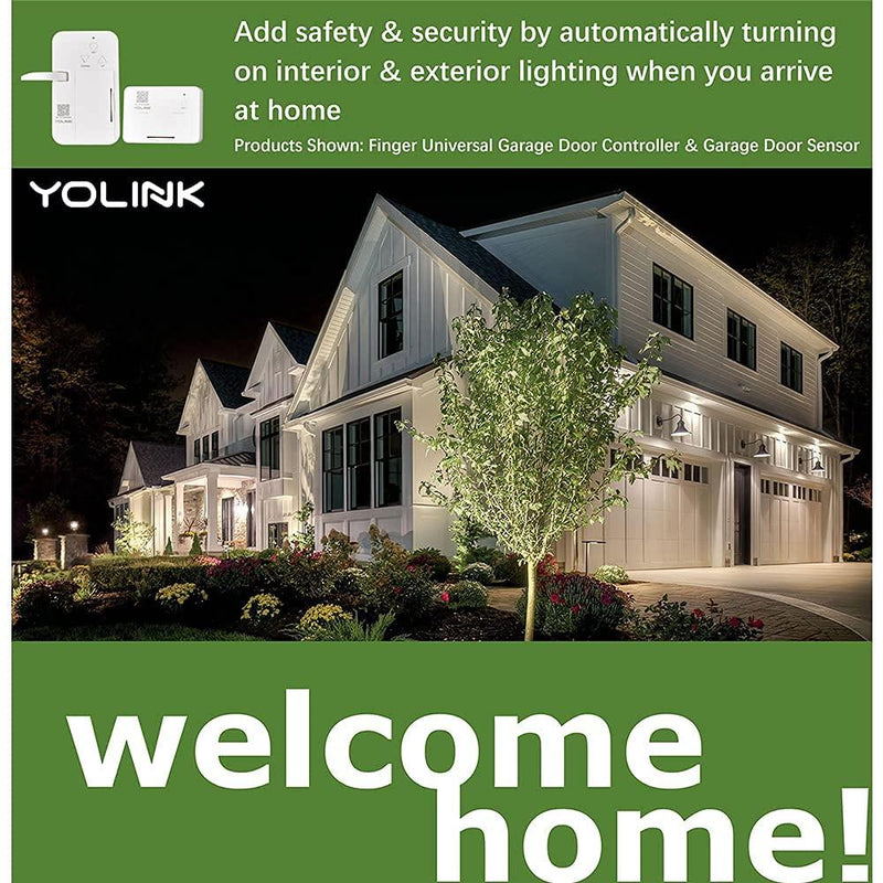 YoLink 1/4 Mile World's Longest Range Smart Wireless Garage Door Opener, App Control, Compatible with Alexa IFTTT, YoLink Hub Required