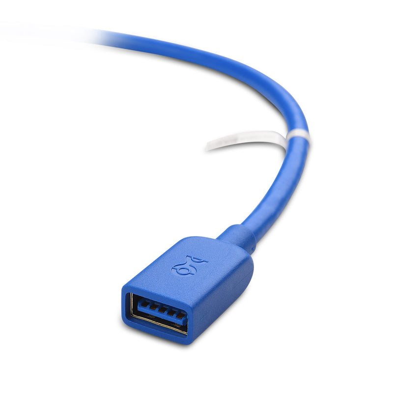 Cable Matters 2-Pack USB to USB Extension Cable (USB 3.0 Extension Cable) in Blue 6 ft for Oculus Rift, HTC Vive, Playstation VR Headset and More 6 Feet