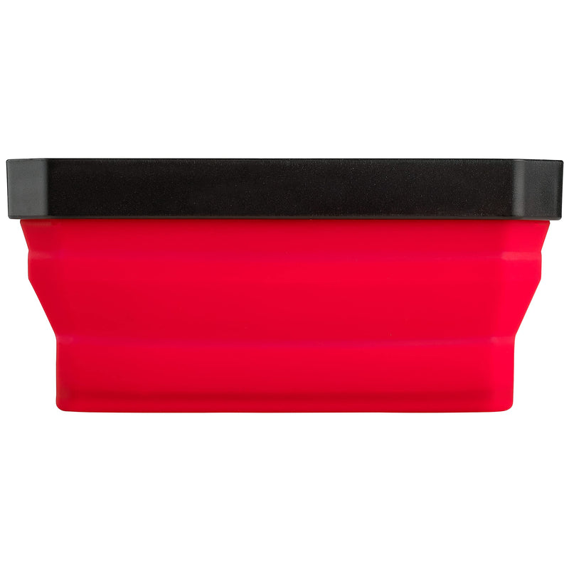 Collapsible Magnetic Parts Tray Set - (Pack of 3) Tool Trays for Screw, Bolts, Nuts, Washers, Pins and Other Small Metal Parts - 4.25 Inch Square - Red, Blue, and Green