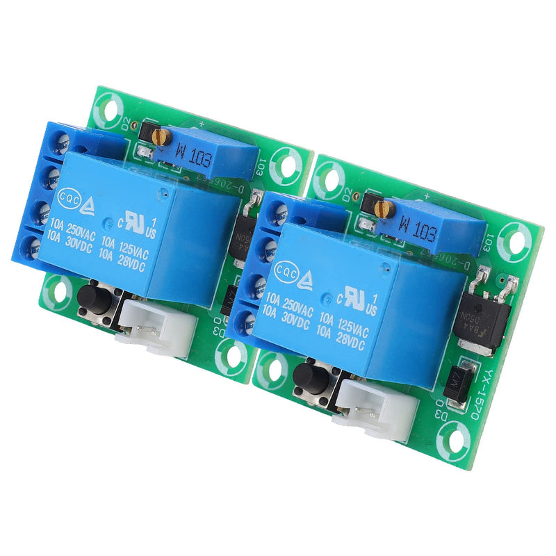2pcs Battery Low Voltage Protector PCB Module Low Voltage Automatic Isolator Switch 5V 12V 24V 10MA(12V) 12v