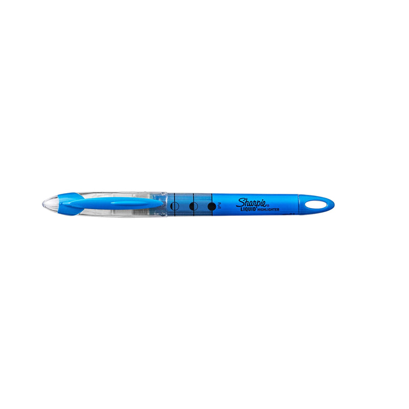 Sharpie 1754467 Accent Sharpie Pen-Style Highlighter, Fluorescent Blue, 12-Pack