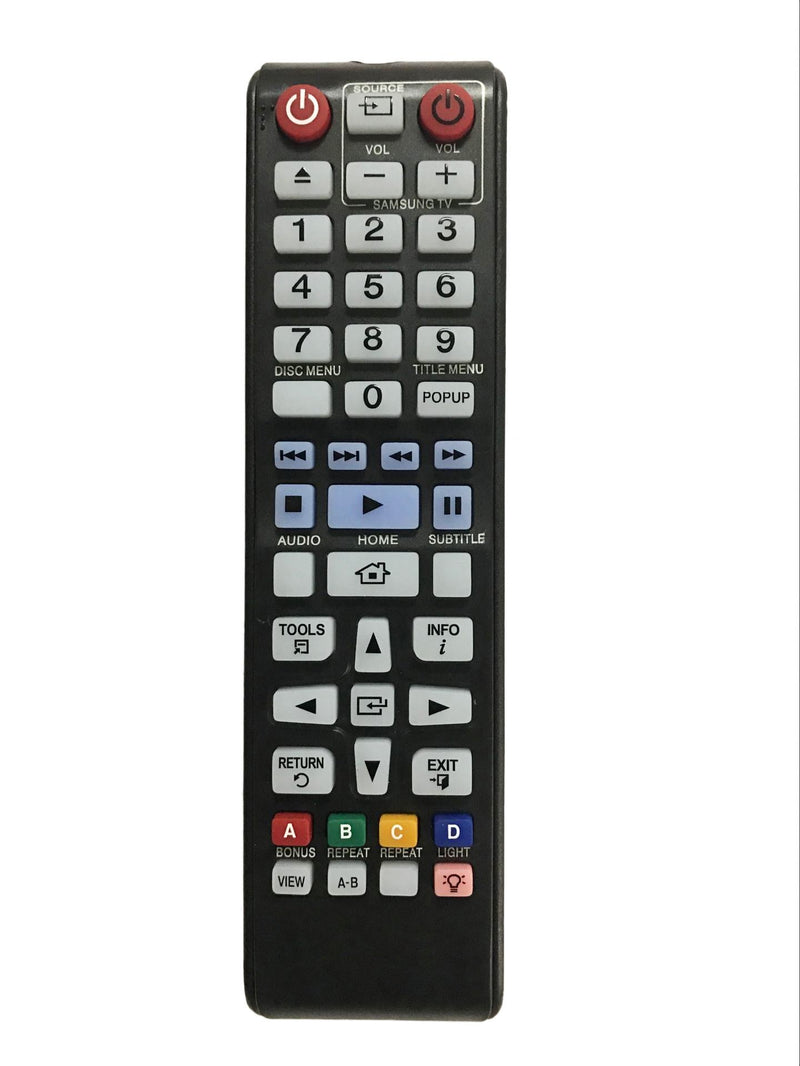 Replacement Remote Controller fit for BD-HM57C BD-F5100 BD-H6500/ZA BD-F5100/ZX Samsung DVD Blu-Ray Player