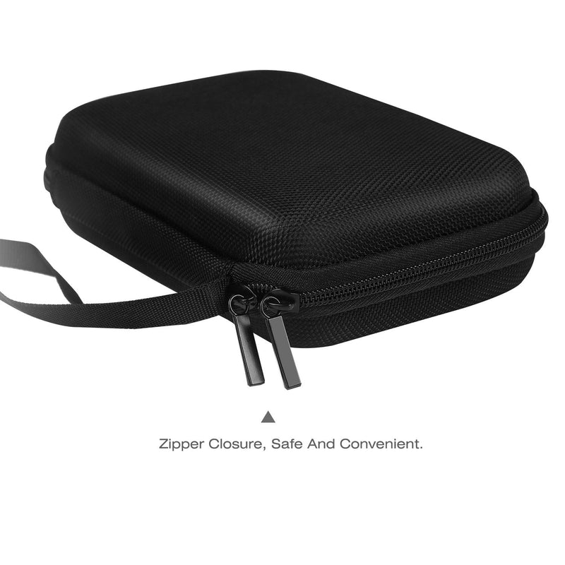 MoKo 7-Inch GPS Carrying Case, Portable Hard Shell Protective Pouch Storage Bag for Car GPS Navigator Garmin / Tomtom / Magellan with 7" Display - Black 7 inch