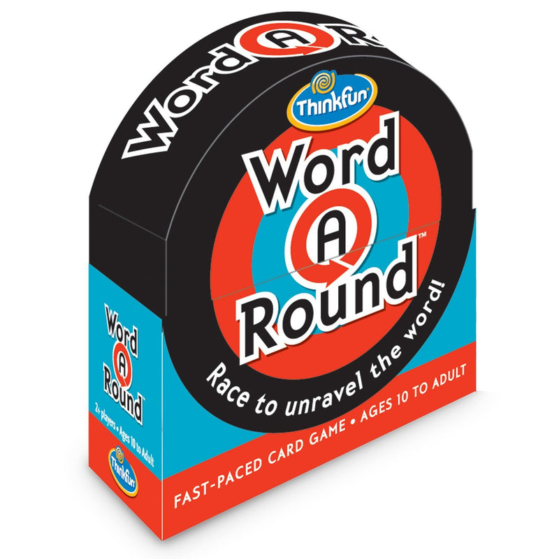 ThinkFun Word A Round Game - Award Winning Fun Card Game For Age 10 and Up Where You Race to Unravel the Word