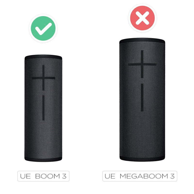 co2crea Hard Travel Case Replacement for Ultimate Ears UE Boom 3 Portable Bluetooth Wireless Speaker (Night Black) Night Black