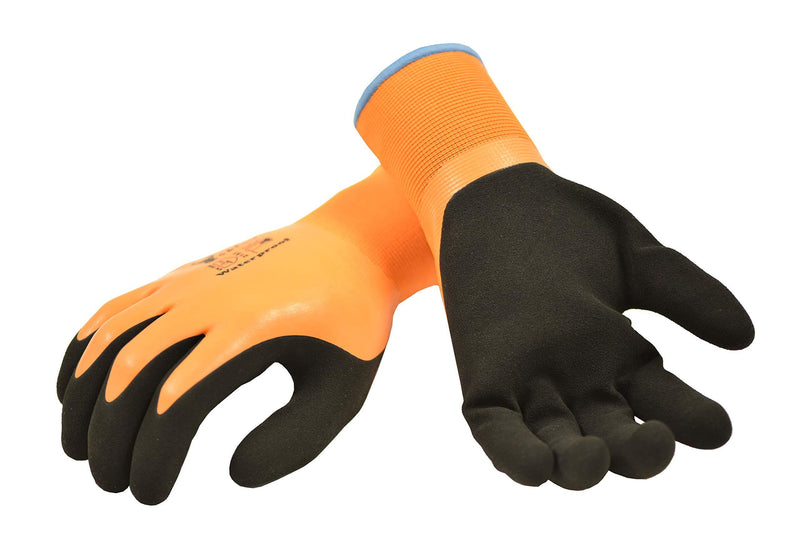 G & F Products 100% Waterproof Winter Gloves for outdoor cold weather Double Coated Windproof HPT Plam and Fingers Acrylic Terry inner keep hands warm at -58F Large (1628)