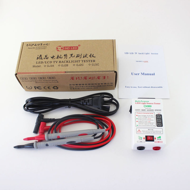 YEKMLCO Multipurpose LED TV Backlight Tester for All LED Lights Repair Output 0-320V