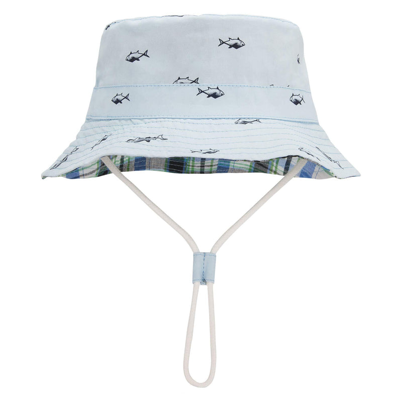 Durio Beach Baby Sun Hat UPF 50+ Sun Protection Wide Brim Summer Baby Boy Bucket Hats Cute Toddler Sun Hats for Girl 6-12 Months A Blue