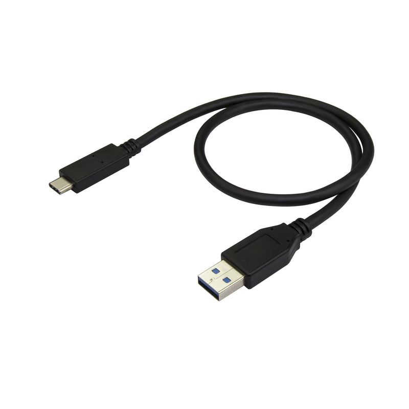 StarTech.com USB to USB C Cable - 1.6 ft / 0.5m - M/M - USB 3.1 (10Gbps) - USB-C to USB 3.0 - USB Type C to Type A Cable (USB31AC50CM) 2 ft / 50cm USB 3.0 - C to A