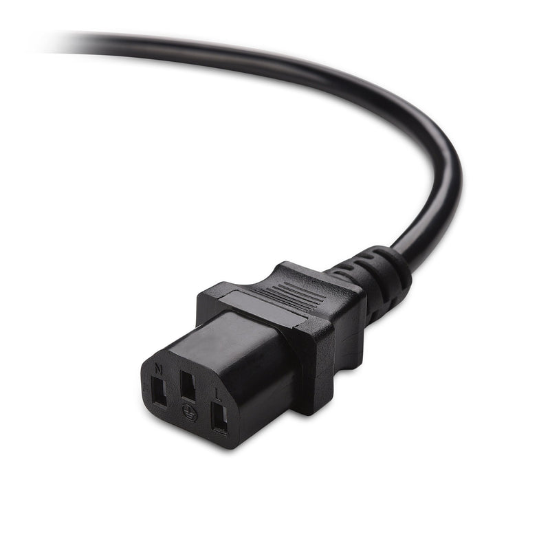 Cable Matters 2-Pack Computer to PDU Power Extension Cord, Power Extension Cable (IEC C14 to IEC C13 PDU Power Cord) 6 Feet