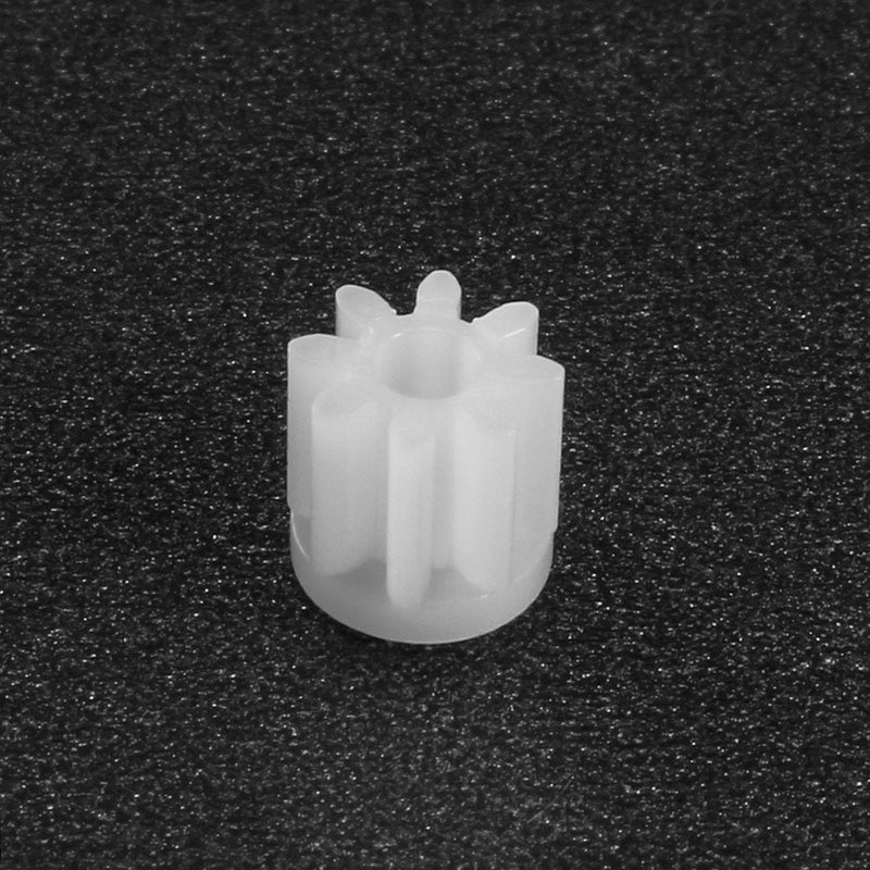 uxcell 20pcs Plastic Gears White 8 Teeth Model 082A Reduction Gear Plastic Worm Gears for RC Car Robot Motor