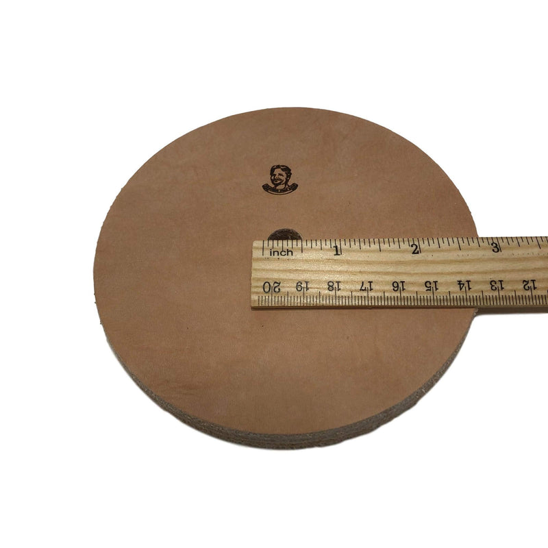 5" (1/2" Width) Leather Honing Wheel - Fits 1/2" Arbor - Buffing Compound Included