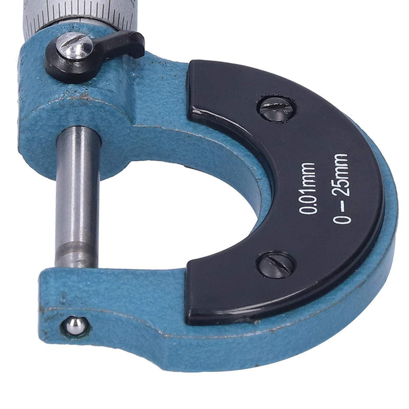 Jazar Dial Caliper, Micrometer Calipers, with Carry Box Portable 0‑25MM for Paper Industry