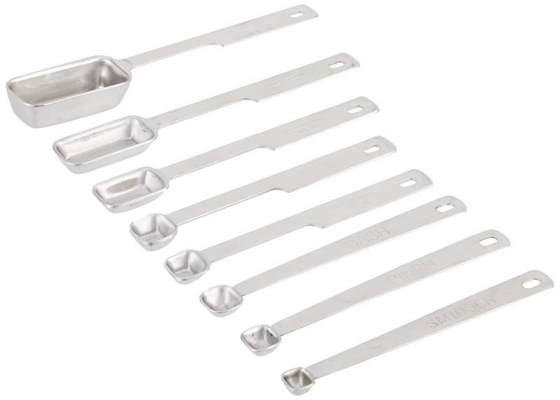 Norpro 8-Piece Stainless Steel Measuring Spoon Set, One Size, Metallic 1