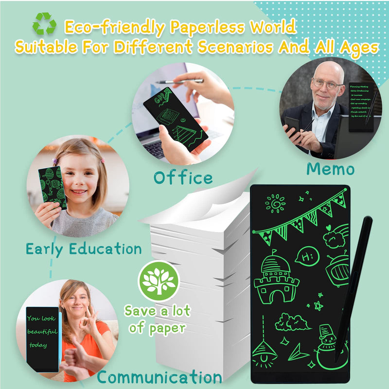 Amoretti Sonnet Mini LCD Writing Tablet, 6.5in Erasable Reusable Electronic Drawing Pads, Electronic scratchpad for Kids and Adults.