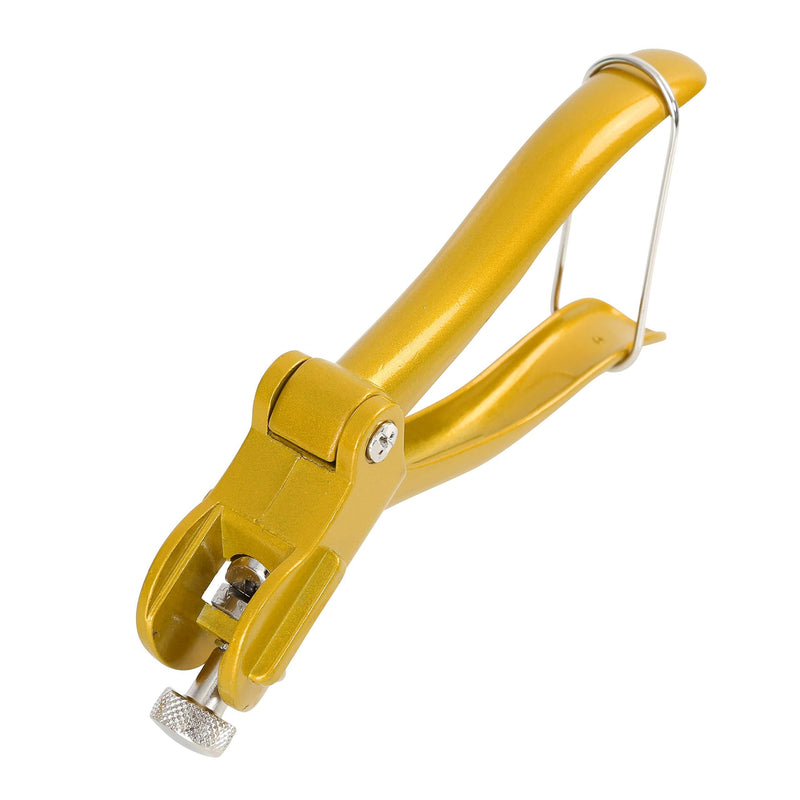 GreatNeck SS7 Saw Set Tool | Adjust Saw Blades for Peak Performance | Saw Set Tool Helps Get the Most from Saw Blades & Their Replacements | Simple Dial for Choosing Anvil Settings | Gold 1-Pack