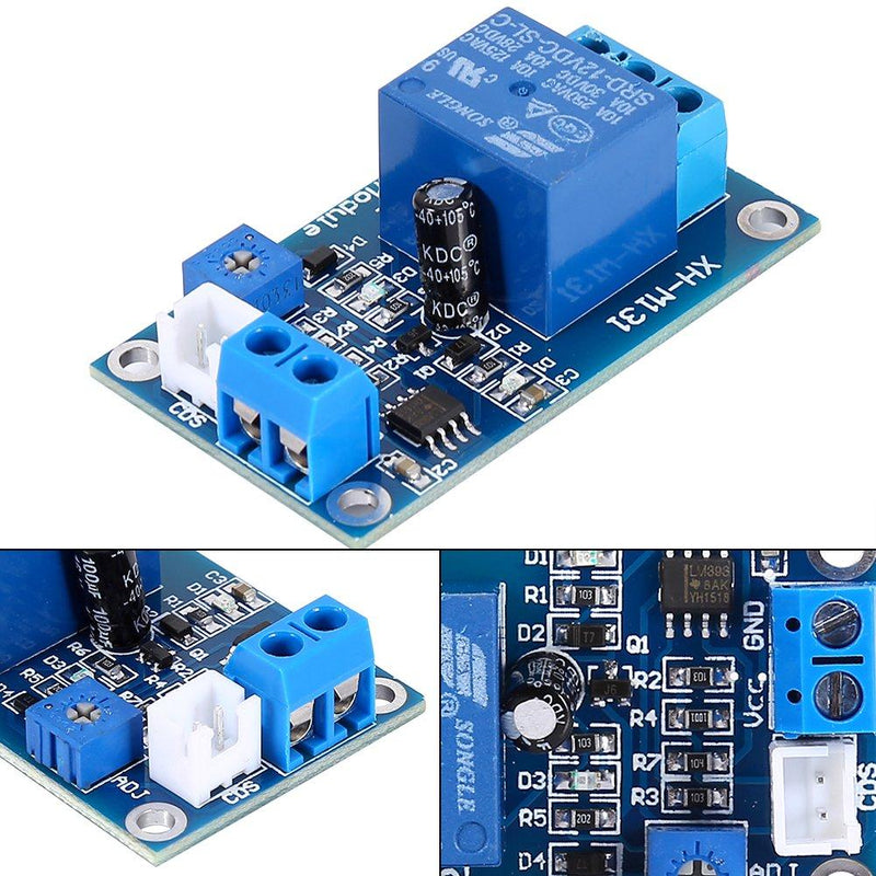 Photoresistor Sensor, DC 12V Car Led Light Control Switch Photoresistor Relay Module Light Detection Sensor