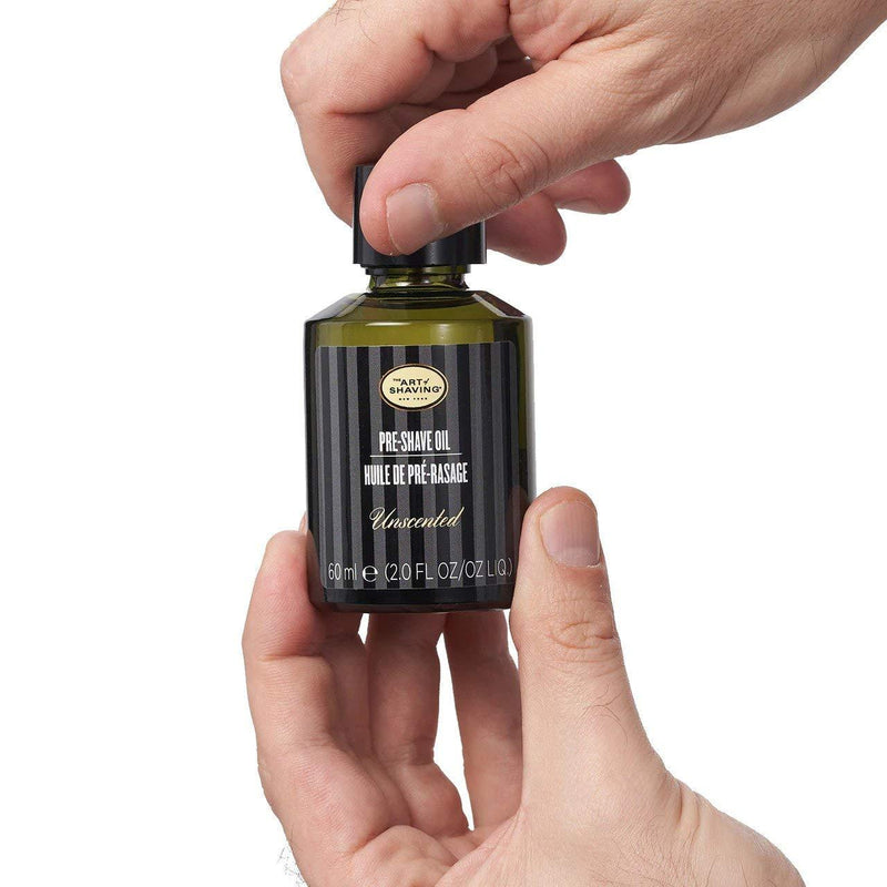 The Art of Shaving Pre Shave Beard Oil - Shaving Oil for Men, Protects Against Irritation and Razor Burn, Clinically Tested for Sensitive Skin, Unscented, 2 Ounce