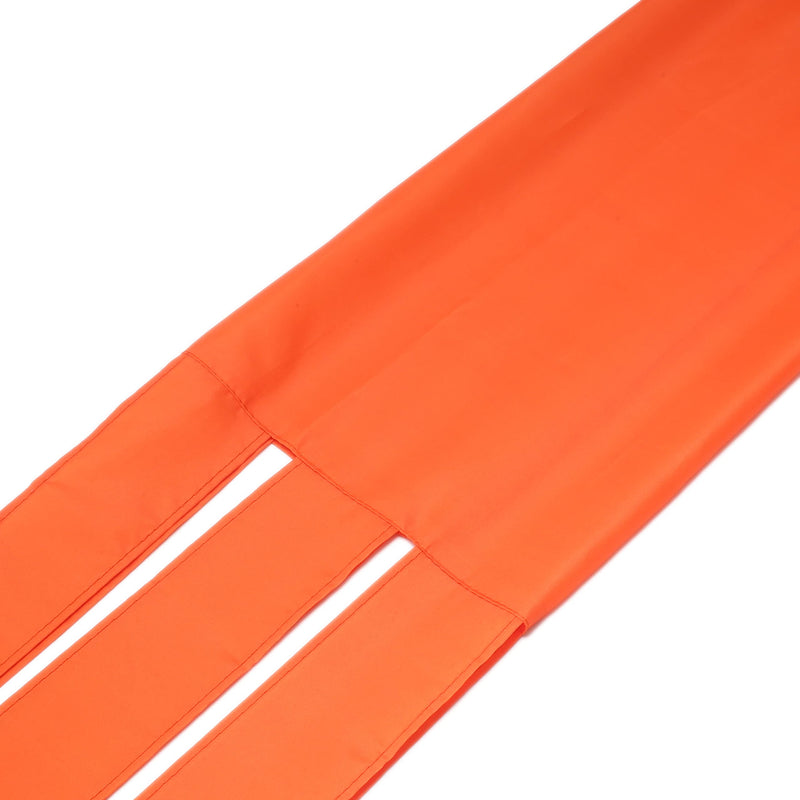 MSFHHA Orange Flag WindSock Solid Color 2 Pack Stripes Wind Socks for Yard and Garden Flag, 60 inch Orange windsock