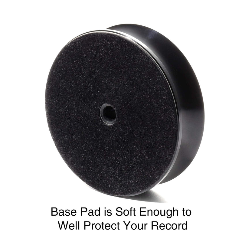 Record Weight Stabilizer by FEMELI,Turntable Weight Clamps-Low Profile to Fits Under Dust Cover of Turntable Vinyl Disc LP Record Player (Black) Short Black