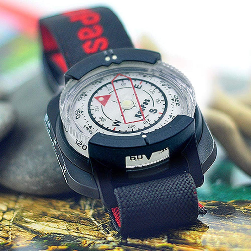 Diving Sighting Wrist Compass for Outdoor Orienteering Mountaineering Hiking