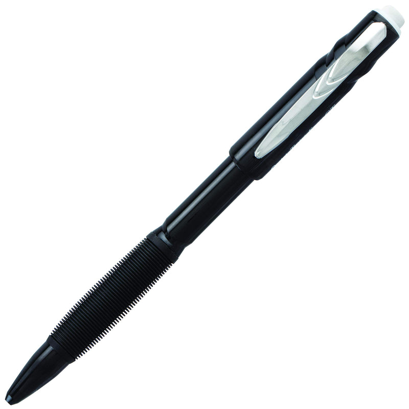 Pentel Twist-Erase GT, 0.5mm, Mechanical Pencil Transparent Black barrel, Box of 12 (QE205A) 1