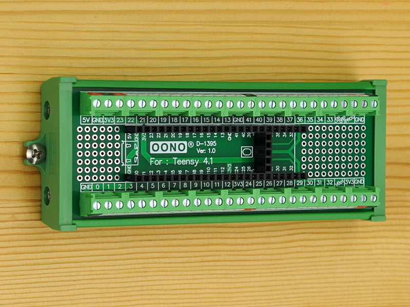 Terminal Block Breakout Board Module for Teensy 4.1, Screw Mount Version