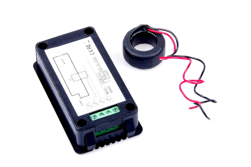 KNACRO AC 80V-260V Current Voltage Amperage Power Energy Panel Meter LCD Digital Display Ammeter Voltmeter Multimeter (100A(Current Transformer CT)) 100A(Current Transformer CT)