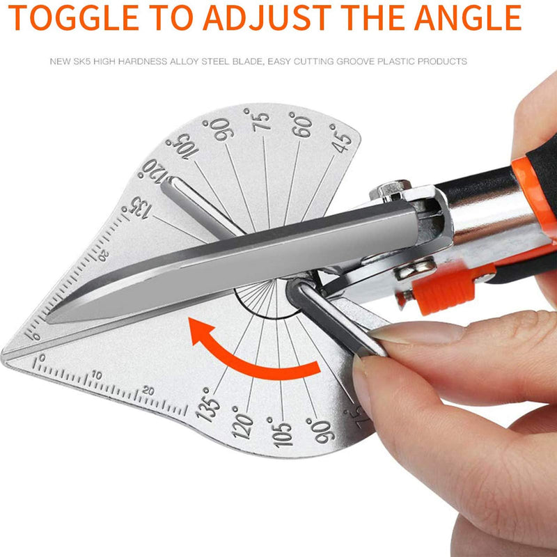 Miter Shears Replacement Blade SK5 Steel Angle shears Blade,Multifunctional Angle Scissors SK 5 Blade, 3 pcs Miter Trim Cutter Replacement Blade for Cuts From 45 To 135 Degree Miter Cutter .