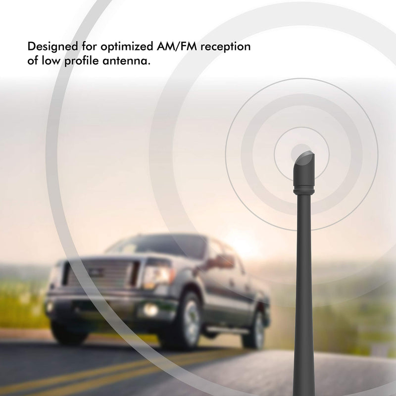 Rydonair Antenna Compatible with Chevy Silverado & GMC Sierra/Denali | 7 inches Flexible Rubber Antenna Replacement | Designed for Optimized FM/AM Reception