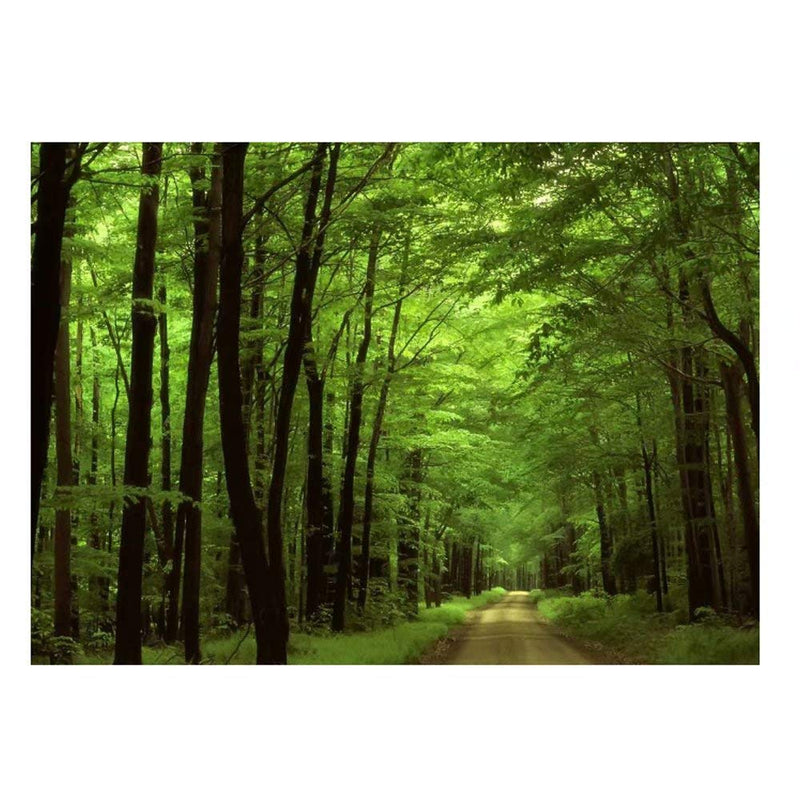 Deep In The Forest Thick Green Vegetation Tree Nature Mouse Pad Mat