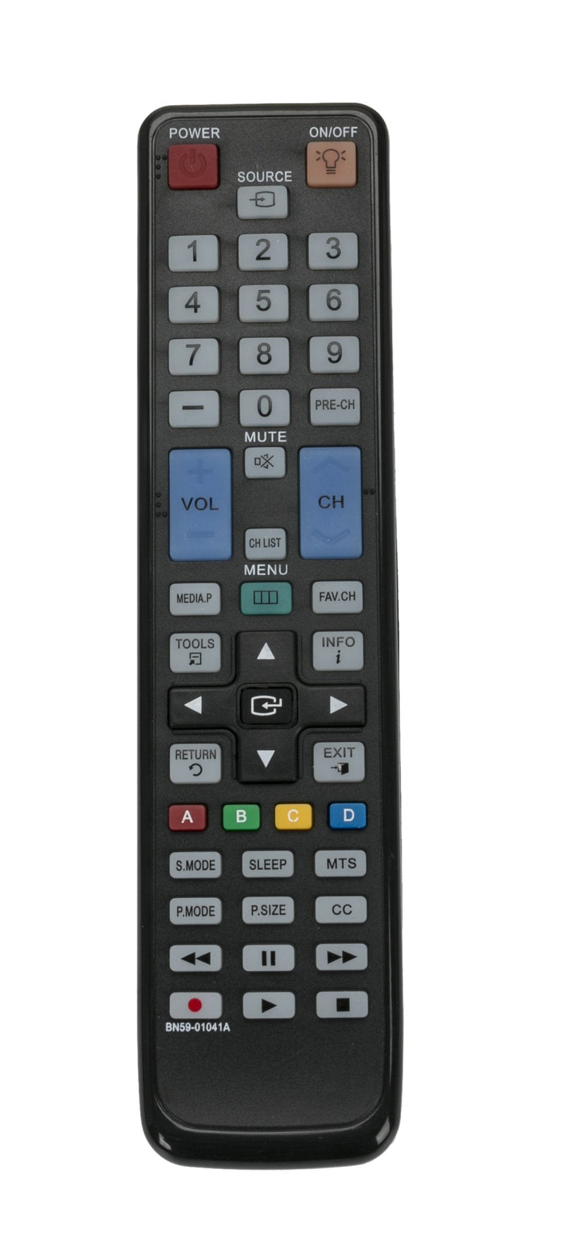 BN59-01041A Replace Remote for Samsung TVs LN46C630K1F LN46D610M4F LN37C550J1F LN32C550J1F LN40C550J1F LN40C610N1F LN40C630K1F PN50C590G4F PN58C550G1F PN63C550G1F PN63C590G4F