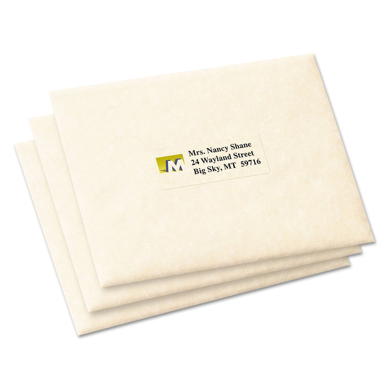 Avery 18660 Matte Clear Easy Peel Address Labels, Inkjet, 1 x 2 5/8, 300/Pack 1 Pack