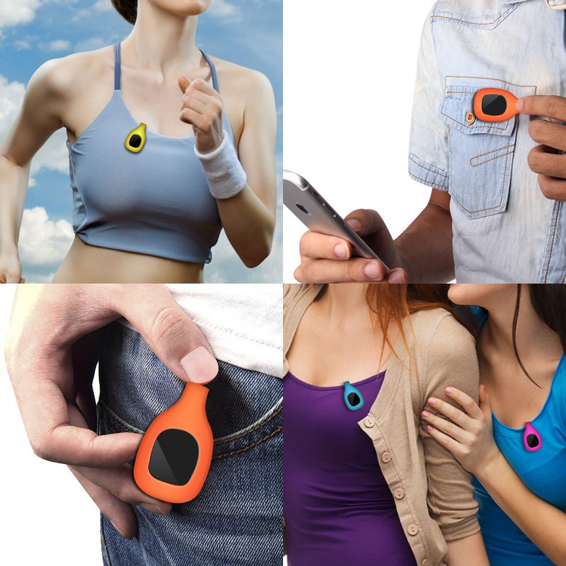 EverAct Clip Holder Compatible with Fitbit Zip (Set of 4) 4 Pack:BLACK WHITE BLUE GREEN
