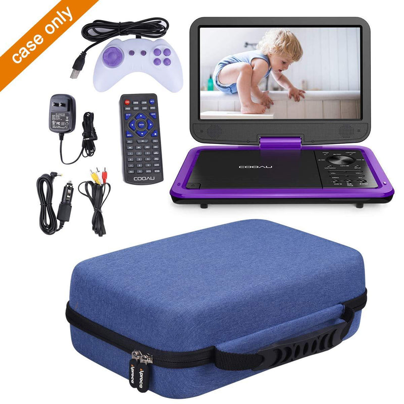 Aproca Hard Storage Travel Blue Case， for COOAU 11.5" / 12.5" Portable DVD Player