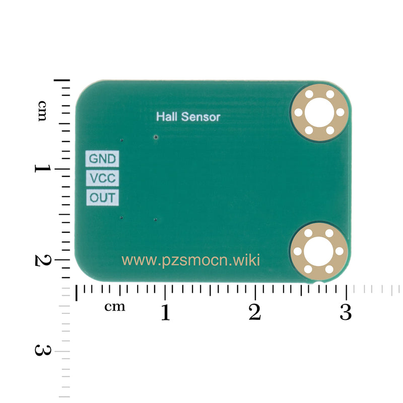 Pzsmocn Hall Sensor Compatible with Arduino and Raspberry Pi. Detection Range About 3cm (Detection Range Related to Strength of Magnetism), for Non-Contact Switch and Magnetic Related Project.