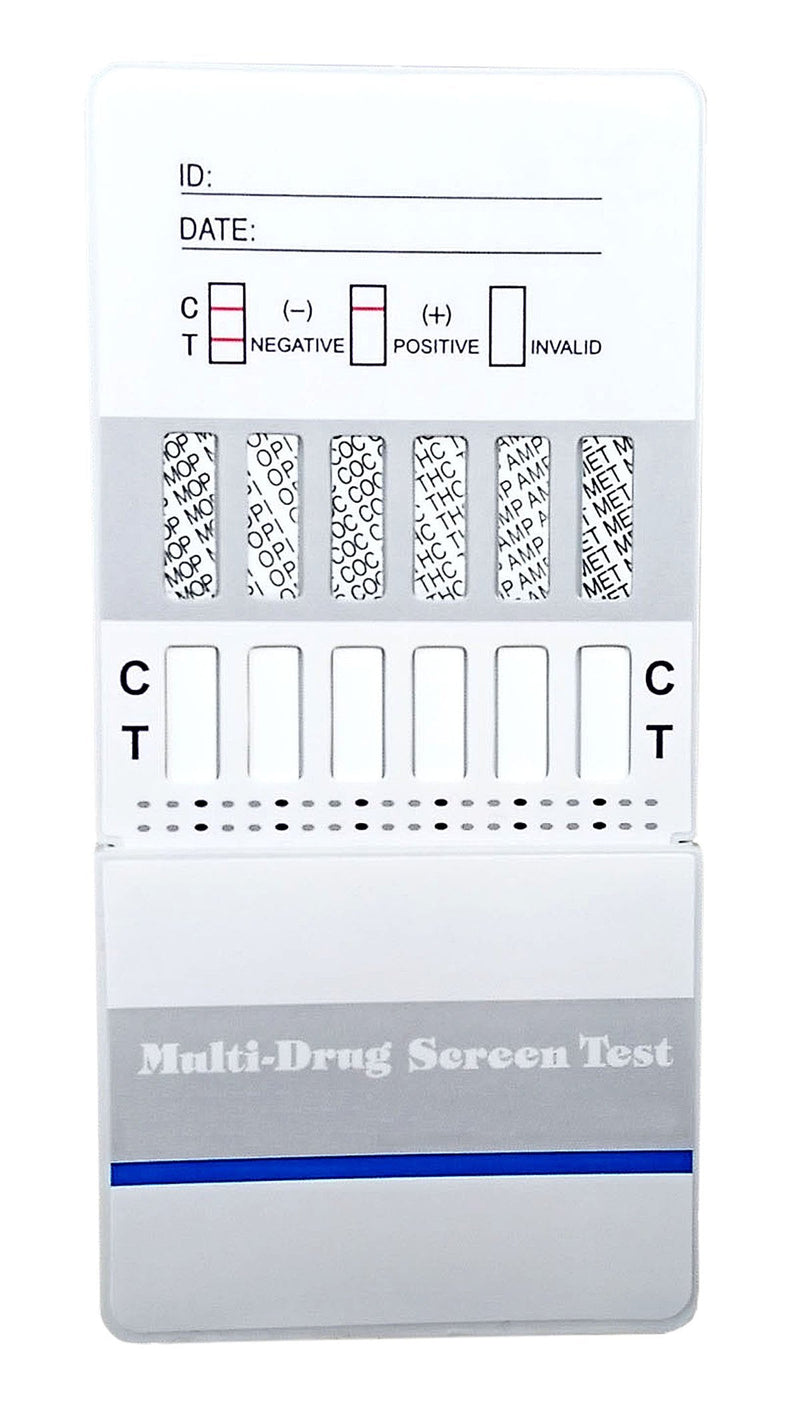 x rapid drug test for 7 types of drugs I cocaine I cannabis I methampetamine I opiates I amphetamines I EDDP I benzodiazepines 2 pieces (pack of 1)