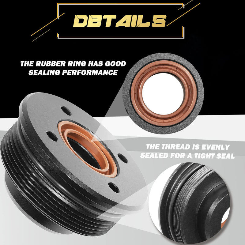 1 PC Tilt Cap/Gland with Seals Fit for Yamaha 200-225-250-300 HP V6 3.3L End Cap Tilt Cylinder 61A-43811-00-00