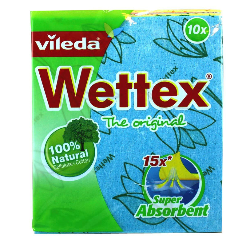 Wettex The Original 10-Pack Swedish Superabsorbent Dishcloth Pink, Blue, Yellow and Green