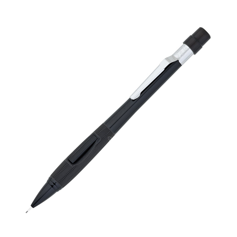 Pentel Quicker Clicker Automatic Pencil, 0.5mm Lead Size, Black Barrel, Box of 12 (PD345A)