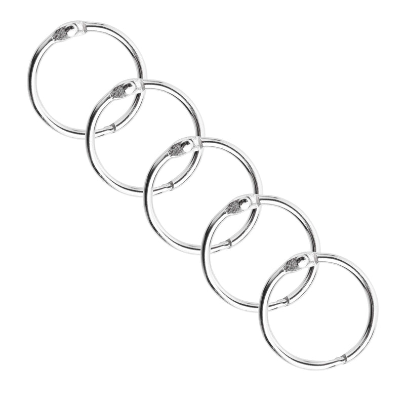 Mr. Pen- Loose Leaf Binder Ring, 40 Pack, Binder Rings 1 Inch, Binder Rings, Book Rings, Metal Rings for Index Cards, Rings for Flash Cards, Index Card Rings, Paper Rings, Small Binder Ring, Book Ring
