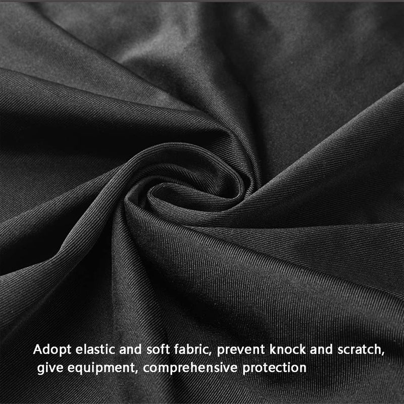 Computer monitor dust cover black, LCD TV dust cover, flexible soft cloth adaptive screen size 17/18/19/20/21 inch protective cover, suitable for most brands of display models(17 to 21 inches) 18 to 21 inches