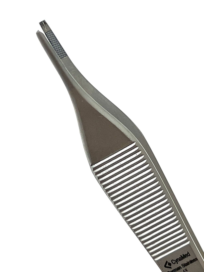 German Premium Tc Adson Tissue Forceps Toothed 1X2 4.75" Adson Kocher Configuration Surgical Veterinary Cynamed