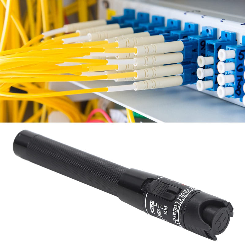 Visual Fault Locator, 60MW 60KM Output Contactless Connection 2.5mm Universal Interface Fiber Visual Fault Locator Stable Output Fiber Optic Cable Tester