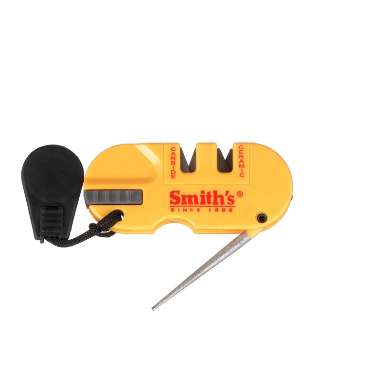 Smith's - S-50364 50364 Pocket Pal X2 Sharpener & Outdoors Tool Yellow