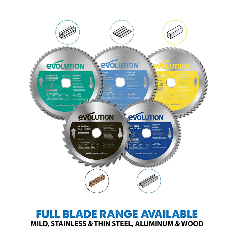 Evolution Power Tools 5-3/8BLADEST Steel Cutting Saw Blade, 5-3/8-Inch x 30-Tooth 5-3/8 Inch